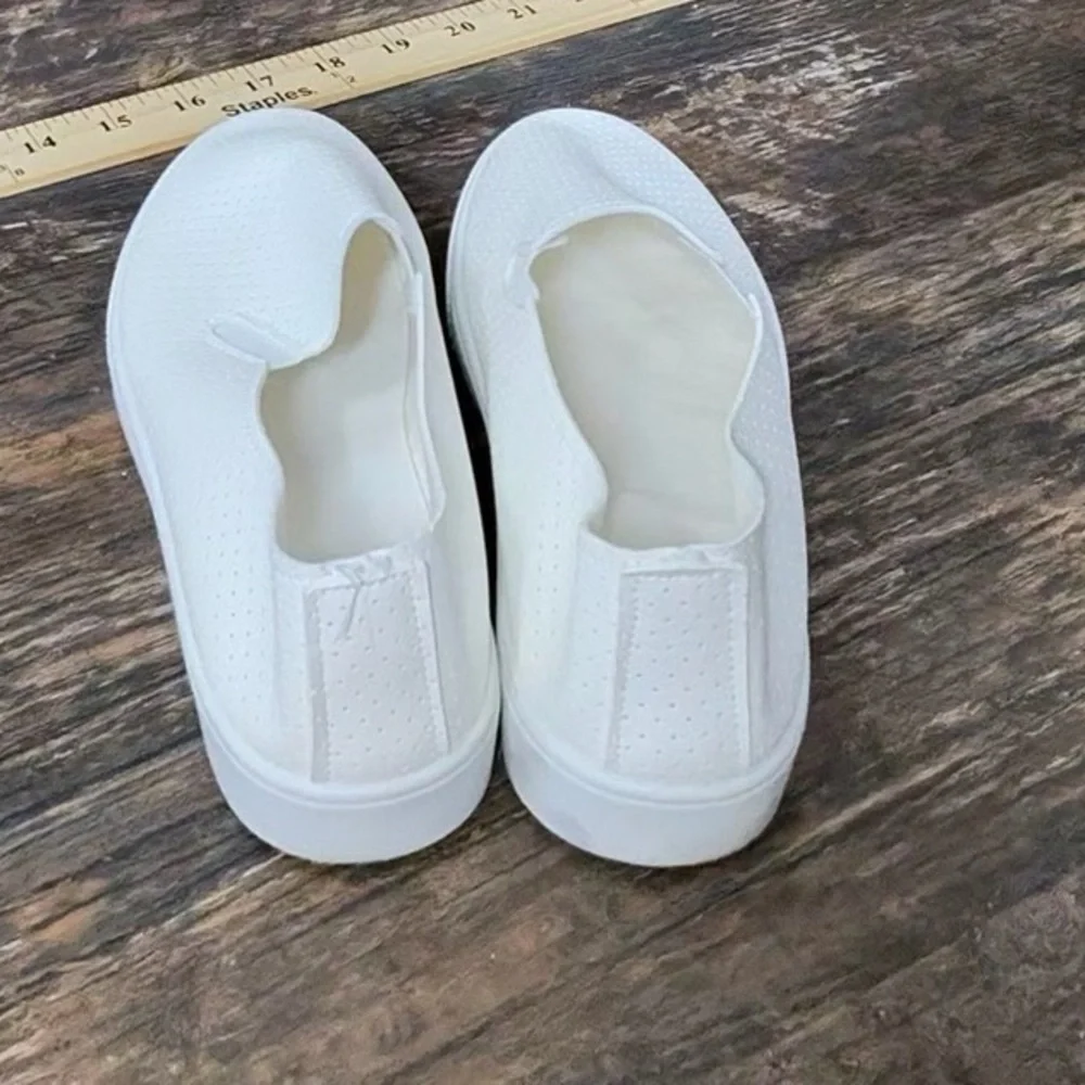 White Slip-On Men's Shoes